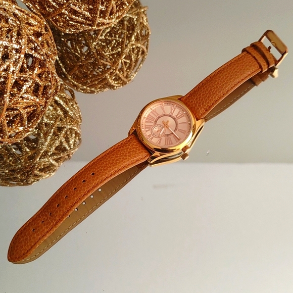 Bronzo Italia Wrist Watch Water Resist  Womens Pebble Embossed Cowhide S… main image 9